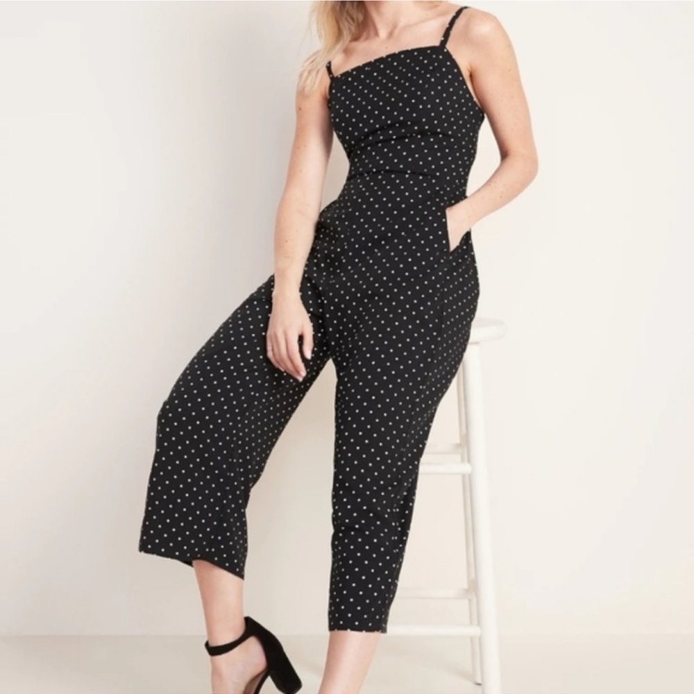 Polka-Dot Jumpsuit